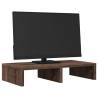 Monitor Stand Brown Oak - Durable & Ergonomic Design