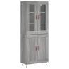 Highboard Grey Sonoma - Stylish Storage Solutions | HipoMarket