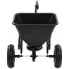 Tow Behind Salt Spreader - Durable PVC & Steel, 45L Capacity