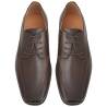 Mens Brown Lace-Up Business Shoes Size 40 - Stylish & Durable