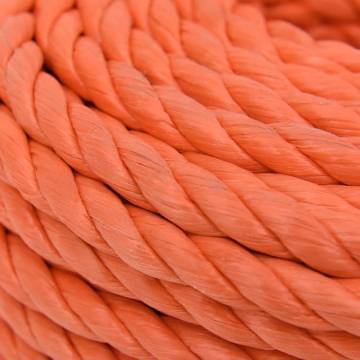 Work Rope Orange 14mm 50m Polypropylene - Durable & Versatile