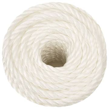 Work Rope White 24mm x 50m Polypropylene - Durable & Versatile