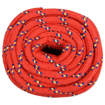 Boat Rope Red 18mm 25m Polypropylene - Tough & Durable