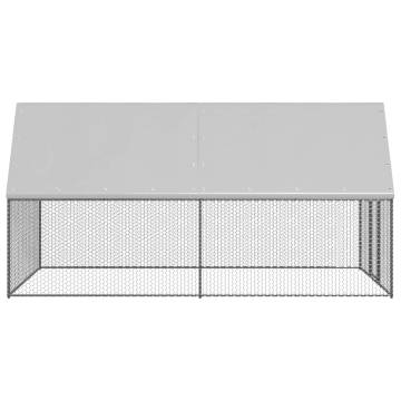 Galvanised Steel Chicken Cage 2x4x2 m - Durable & Secure