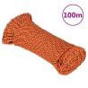 Boat Rope Orange 5 mm 100 m Polypropylene Colour orange Quantity in Package 1 Length 100 m Diameter 5 mm 