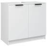 3 Piece Bathroom Cabinet Set - Stylish White Storage Solution