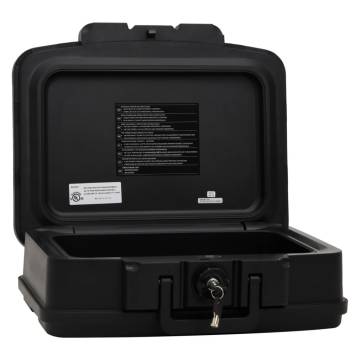 Fireproof Waterproof Safe Box Black 44x37x16.5 cm | HipoMarket