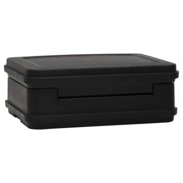 Fireproof Waterproof Safe Box Black 44x37x16.5 cm | HipoMarket