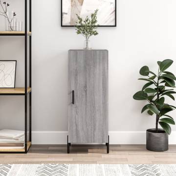 Modern Grey Sonoma Sideboard - 34.5x34x90 cm | Hipo Market