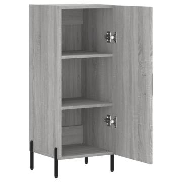 Modern Grey Sonoma Sideboard - 34.5x34x90 cm | Hipo Market