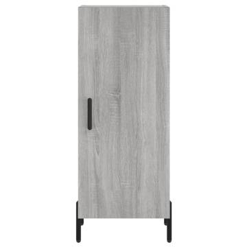 Modern Grey Sonoma Sideboard - 34.5x34x90 cm | Hipo Market