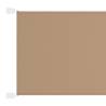  Vertical Awning Taupe 180x270 cm Oxford Fabric Colour taupe Size 180 x 270 cm 