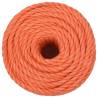 Durable Orange 16mm Rope - 25m Polypropylene | Hipo Market