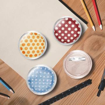 Button Badges Kit with 100 Sets - Easy DIY Crafts & Gifts