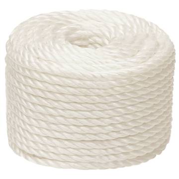 Work Rope White 24mm 100m - Durable Polypropylene - HipoMarket