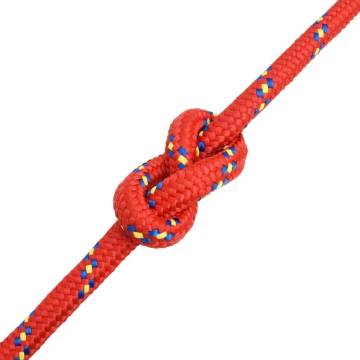 Boat Rope Red 20mm 50m Polypropylene - Durable & Versatile