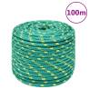  Boat Rope Green 12 mm 100 m Polypropylene Colour green Quantity in Package 1 Length 100 m Diameter 12 mm 