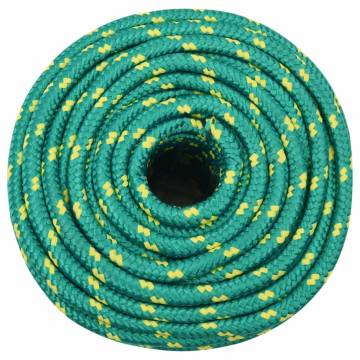 Boat Rope Green 12mm 100m Polypropylene - Durable & Versatile