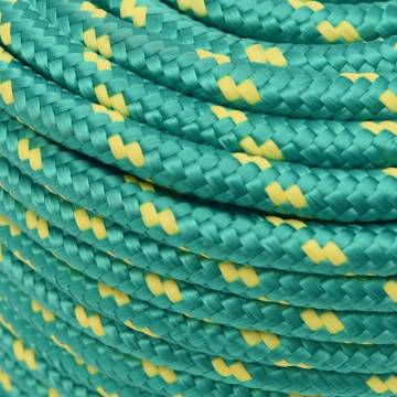 Boat Rope Green 12mm 100m Polypropylene - Durable & Versatile