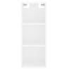 Elegant Highboard in White - 34.5x34x180 cm - Hipomarket