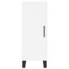 Elegant Highboard in White - 34.5x34x180 cm - Hipomarket