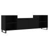 TV Cabinet Black - Stylish Engineered Wood | HipoMarket UK