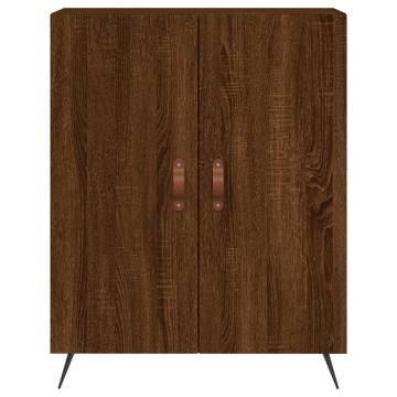 Stylish Highboard Brown Oak - 69.5x34x180 cm | Hipomarket