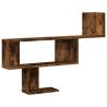 Stylish Wall Shelf Smoked Oak - 100x15x70 cm | Hipo Market