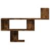 Stylish Wall Shelf Smoked Oak - 100x15x70 cm | Hipo Market