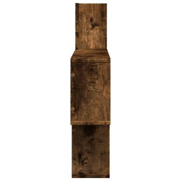 Stylish Wall Shelf Smoked Oak - 100x15x70 cm | Hipo Market