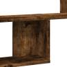 Stylish Wall Shelf Smoked Oak - 100x15x70 cm | Hipo Market