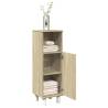  Bathroom Cabinet Sonoma Oak 30.5x30x95 cm Engineered Wood Colour sonoma oak Number of 1 Number of Pieces 