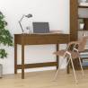 Desk with Drawers Honey Brown 100x50x78 cm Solid Wood Pine Colour honey brown 