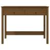 Honey Brown Desk with Drawers | Solid Wood Pine 100x50 cm