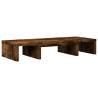 Adjustable Monitor Stand - Smoked Oak, Durable Design