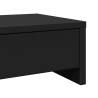 Monitor Stand with Drawers Black - 50x27x15 cm