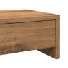 Monitor Stand with Drawers in Artisian Oak - 50x27 cm | HipoMarket