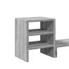 Monitor Stand with Desk Organiser - Grey Sonoma - Hipomarket