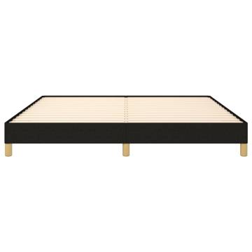 Black Fabric Bed Frame 180x200 cm - Super King Size