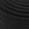 Boat Rope Full Black 12mm 25m Polypropylene - Durable & Versatile