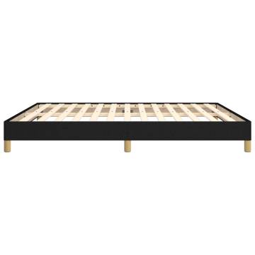 Black Fabric Bed Frame 180x200 cm - Super King Size