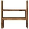 Adjustable Desk Organiser - Old Wood - 40x17x41 cm