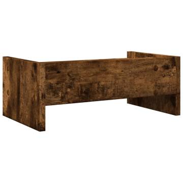 Monitor Stand Smoked Oak - Enhance Your Workspace | HipoMarket