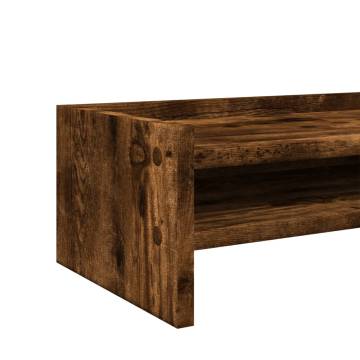 Monitor Stand Smoked Oak - Enhance Your Workspace | HipoMarket