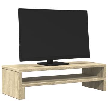 Monitor Stand Sonoma Oak - Stylish & Practical Workspace Solution