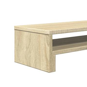 Monitor Stand Sonoma Oak - Stylish & Practical Workspace Solution