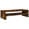 Monitor Stand Smoked Oak - Stylish & Practical Workspace Solution