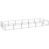 Dog Kennel Silver 12 m² Steel Colour silver Size 600 x 200 x 70 cm Quantity in Package 1 