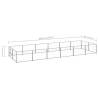 Dog Kennel Silver 12 m² Steel - Spacious & Secure Dog Enclosure