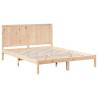 Extra Long Solid Wood Bed Frame 140x210 cm - HipoMarket